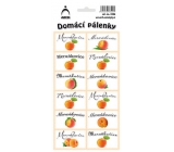Arch Stickers Homemade Brandy Apricot Brandy 12 Labels