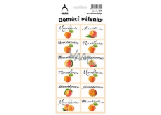 Arch Stickers Home Brandy Apricot 12 labels