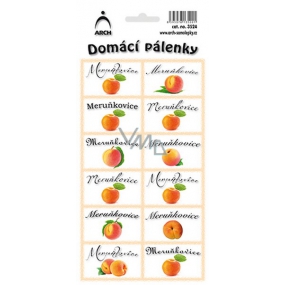 Arch Stickers Home Brandy Apricot 12 labels