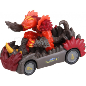 Gormiti Cartoon Car car with figure 1 piece various types, recommended age 4+