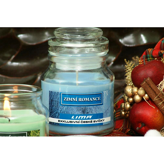 Lima Aroma Dreams Winter romance aromatic candle glass with lid 120 g