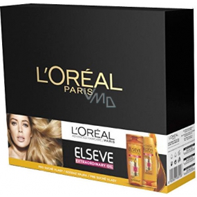 Loreal Paris Elseve Extraordinary Oil Nourishing Hair Shampoo 250 ml + Nourishing Hair Balm 200 ml, cosmetic set