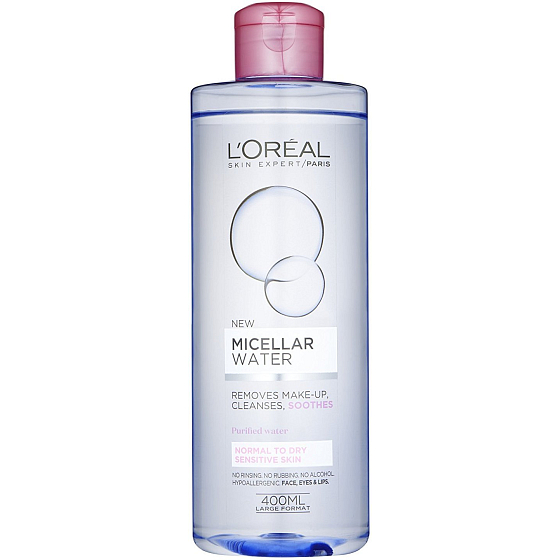 Loreal Paris Micellar Water micellar water for normal to dry, sensitive skin 400 ml