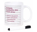 Albi Mug with marker Basics of a successful women's day 310 ml