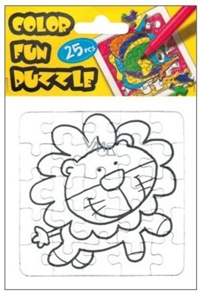 Download Folding Coloring Book Lion 25 Pieces 18 X 12 Cm Vmd Parfumerie Drogerie
