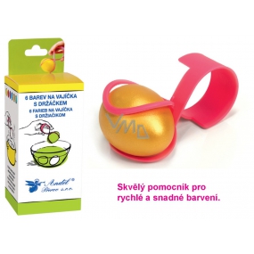 Decorating eggs with holder set