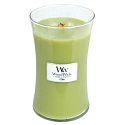 WoodWick Fern - Fragrant Fern Candle with Wooden Wick and Lid Glass Large 609.5 g