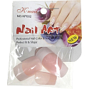Natural Art Nails artificial nails straight French manicure pink 10 pieces 806
