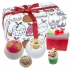 Bomb Cosmetics Pudding dreaming - Figgy Pudding ballistics 2x160 g + ball 30 g + block 50 g + soap 100 g, cosmetic set