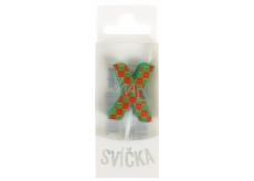 Albi Cake candle single - Letter X, 2.5 cm
