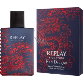 Replay Signature Red Dragon Eau de Toilette for Men 50 ml