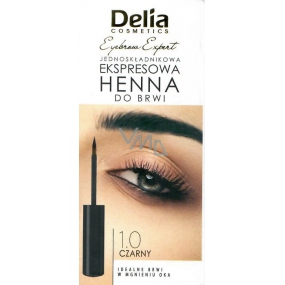 Delia Cosmetics Instant Eyebrown Tint eyebrow color 1.0 black 6 ml