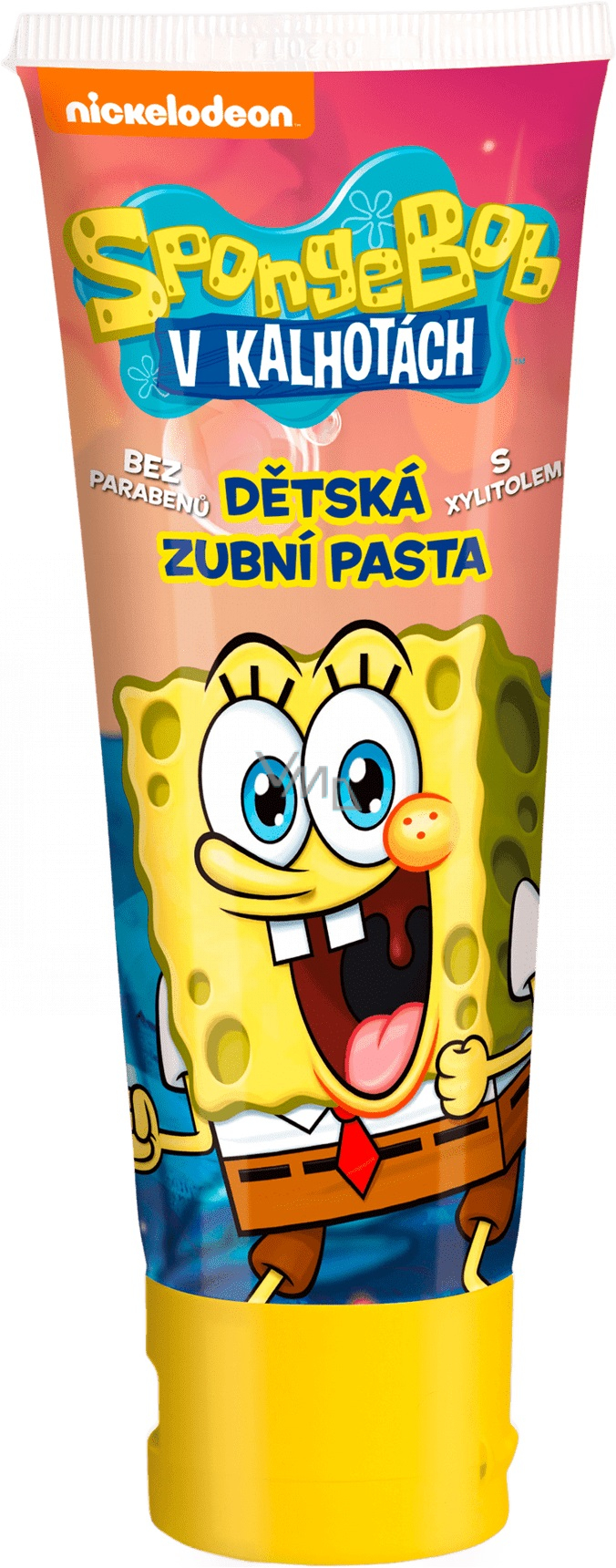 SpongeBob toothpaste without parabens with xylitol for children 75 ml