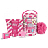Grace Cole Flying Chairs sparkling bath ball 50 g + bath confetti 25 g + bath foam 50 ml + cleansing gel 50 ml + body cream 50 ml + nylon washcloth for children cosmetic set