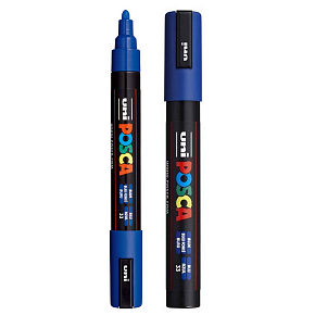 Posca Universal acrylic marker 1,8 - 2,5 mm Blue PC-5M