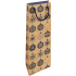 Nekupto Gift kraft bottle bag 15 x 40 cm Christmas blue flask 616 WHLH