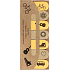 Albi Stickers Neon and Kraft 7 x 20 pieces