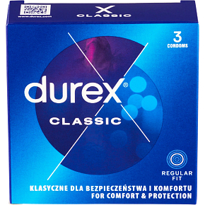 Durex Classic condoms, 3 pcs