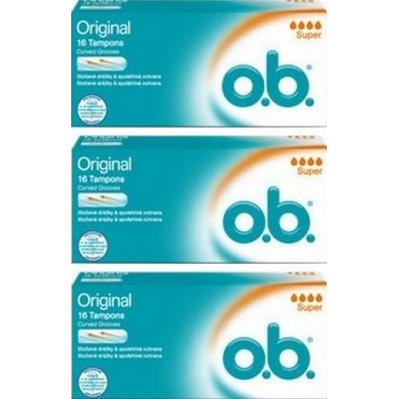 ob Original Super tampons 3 x 16 pieces