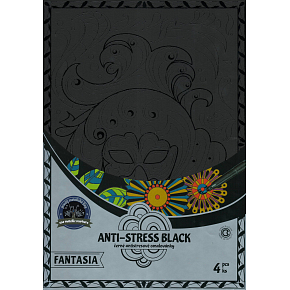 Anti-stress colouring book Fantasy 21 x 30 cm 4 pieces