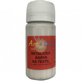 Art e Miss Metallic textile dye 11 white 40 g