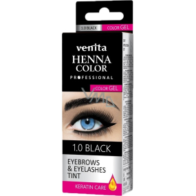 Venita Henna Professional Eyebrow Gel Color 1.0 Black 15 g