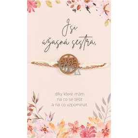 Albi Gift Bracelet Sister, Tree of Life symbol of the interconnectedness of everything with the universe 1 piece