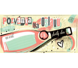 Nekupto Invitation to a birthday party Wine 20 x 10 cm 5 pieces