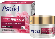 Astrid Rose Premium 55+ firming and plumping night cream for mature skin 50 ml
