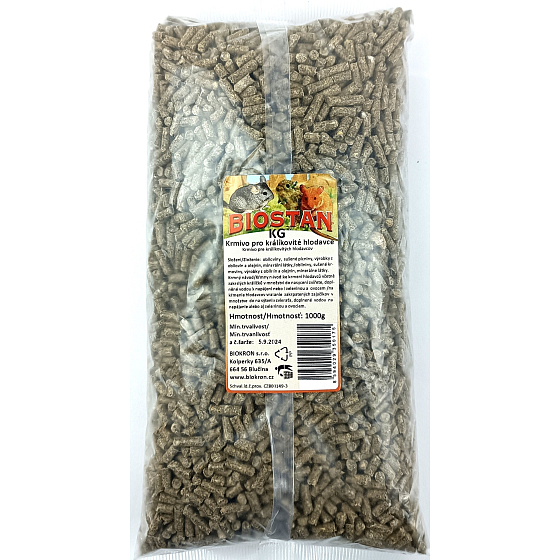 Biostan food for rabbit rodents 1 kg
