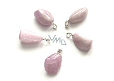 Kunzite Tumbled Pendant Natural Stone approx. 2.6 cm, emotions, love, energy, creativity