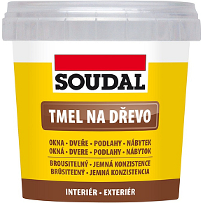 Soudal wood filler, white, 250 g