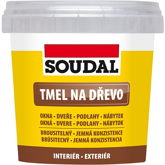 Soudal wood filler, white, 250 g