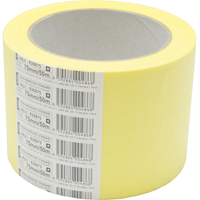 Mako Basic masking tape smooth crepe, 3 days, up to 60 °C, 75 mm × 50 m