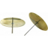 Five Gold Candle Spikes in a Bag 5 cm 4 Pieces