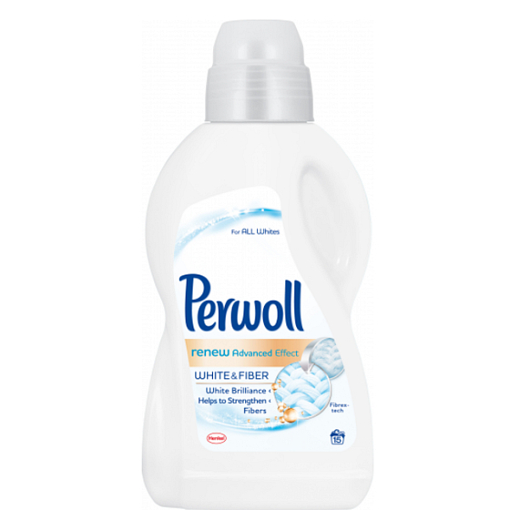 Perwoll White & Fibe washing gel for white linen, mixed and synthetic fabrics 2 l