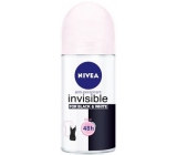 Nivea Invisible Black & White Clear ball antiperspirant deodorant roll-on for women 50 ml
