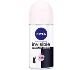 Nivea Invisible Black & White Clear roll-on antiperspirant deodorant for women 50 ml