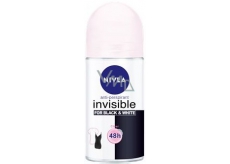 Nivea Invisible Black & White Clear ball antiperspirant deodorant roll-on for women 50 ml