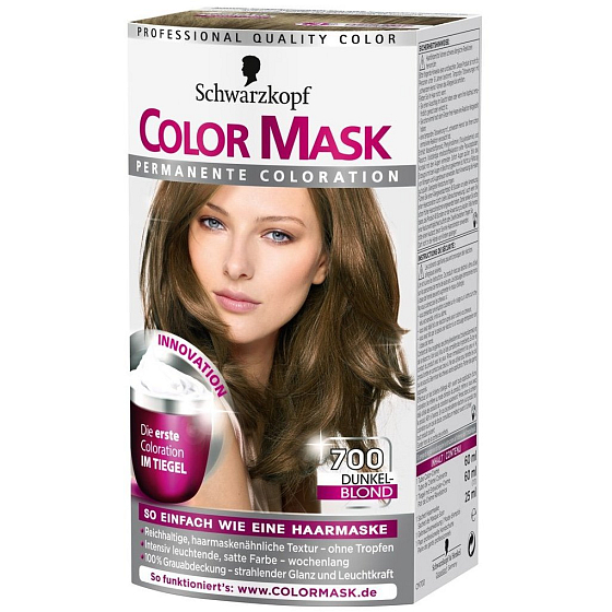Schwarzkopf Color Mask Hair Color 700 Dark Fawn