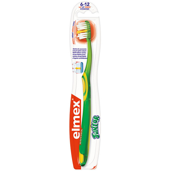 Elmex Junior 6-12 years soft toothbrush for children 1 piece