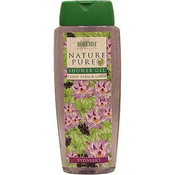Bohemia Gifts Blackcurrant and Lotus Flower, Nourishing shower gel 300 ml