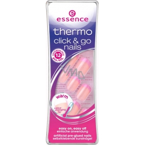 Essence Thermo Click & Go Nails artificial nails 02 Keep Cool, Hotty! 12 pieces