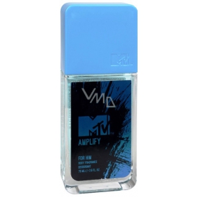 MTV Amplify Man perfumed deodorant glass for men 75 ml