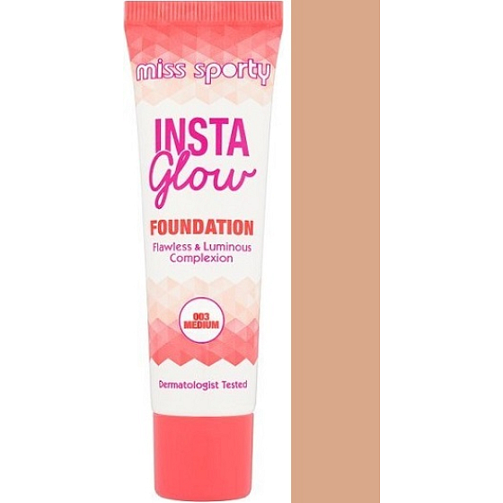 Miss Sports Insta Glow Foundation Makeup 003 Medium 30 ml