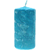 Lima Marble Cotton scented candle blue cylinder 50 x 100 mm 1 piece