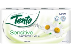 Tento Sensitive Camomile + vitamín E parfémovaný toaletní papír 3vrstvý 8 rolí