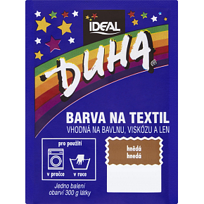 Ideal Rainbow brown, fabric dye for cotton, viscose, and linen, for 300 g of fabric, 15 g