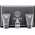 Versace pour Homme eau de toilette 5 ml + shower gel 25 ml + aftershave 25 ml, gift set