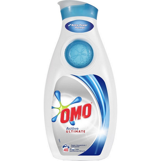 Omo Active Ultimate gel for washing, white laundry 40 doses 1.4 l
